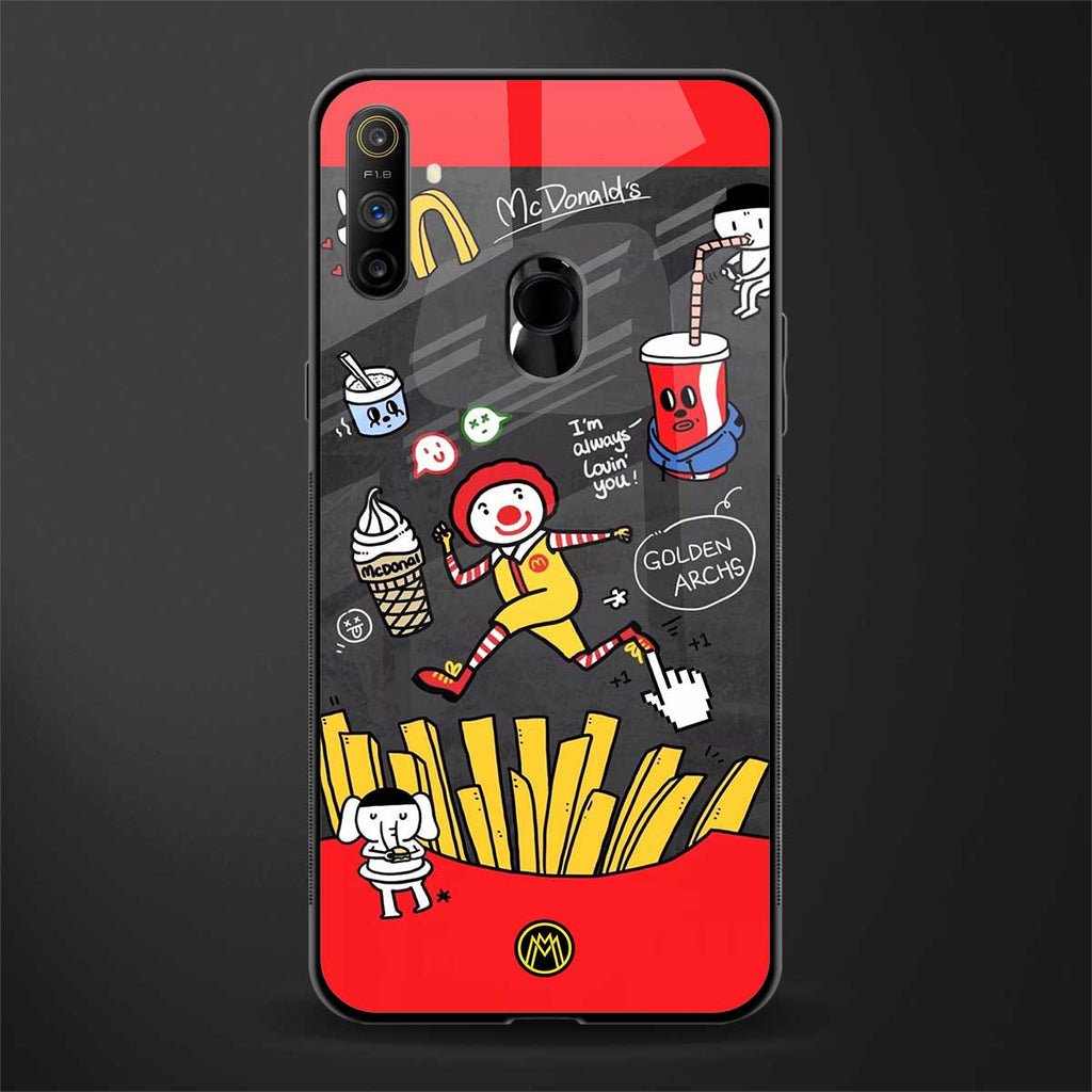 i'm always lovin' you glass case for realme narzo 10a image