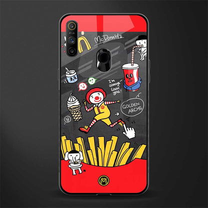 i'm always lovin' you glass case for realme narzo 20a image
