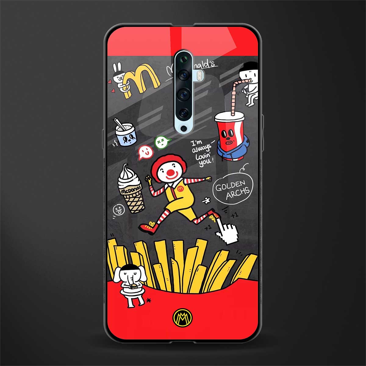 i'm always lovin' you glass case for oppo reno 2z image