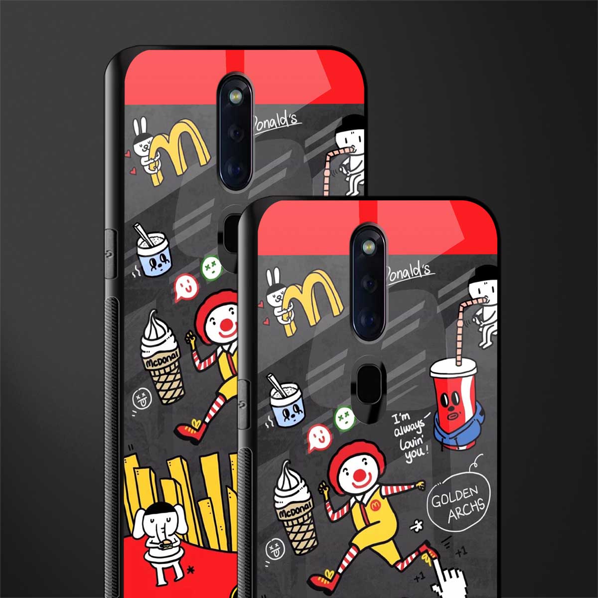i'm always lovin' you glass case for oppo f11 pro image-2