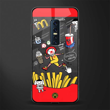 i'm always lovin' you glass case for vivo v17 pro image