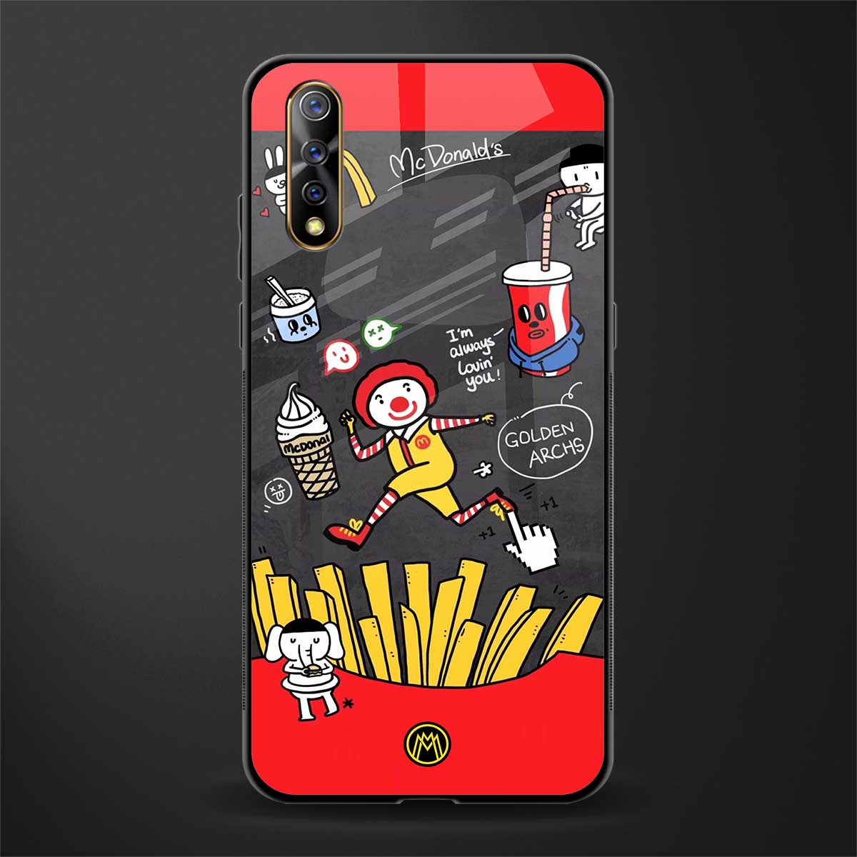 i'm always lovin' you glass case for vivo s1 image