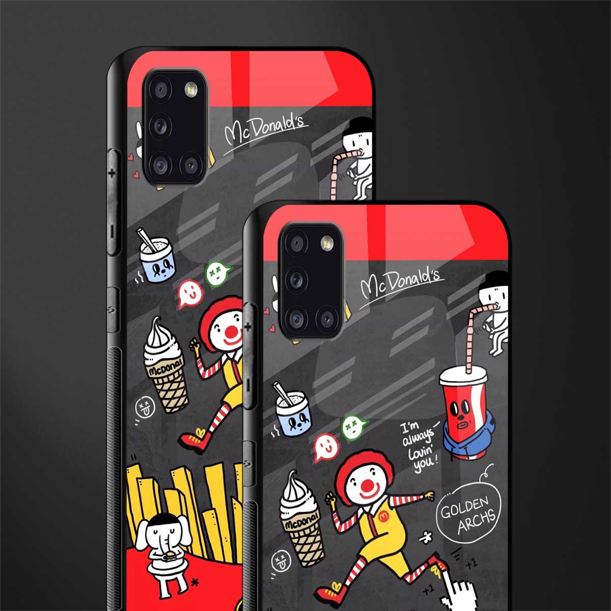 i'm always lovin' you glass case for samsung galaxy a31 image-2
