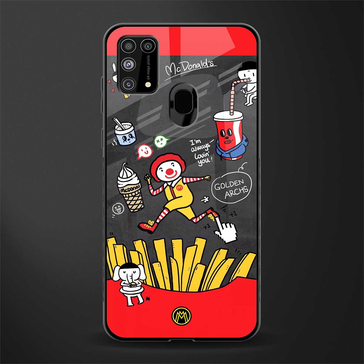 i'm always lovin' you glass case for samsung galaxy f41 image