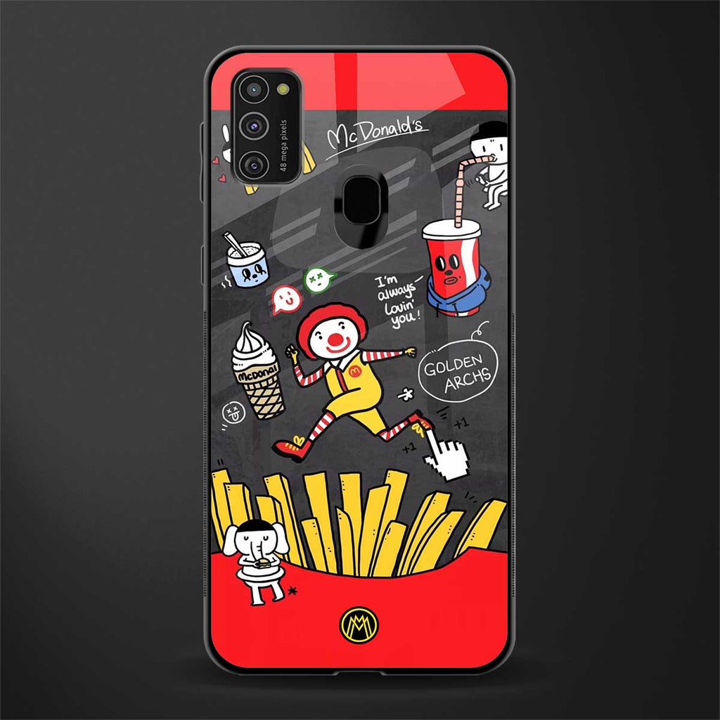 i'm always lovin' you glass case for samsung galaxy m30s image