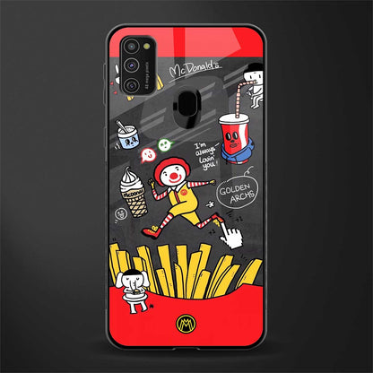 i'm always lovin' you glass case for samsung galaxy m21 image