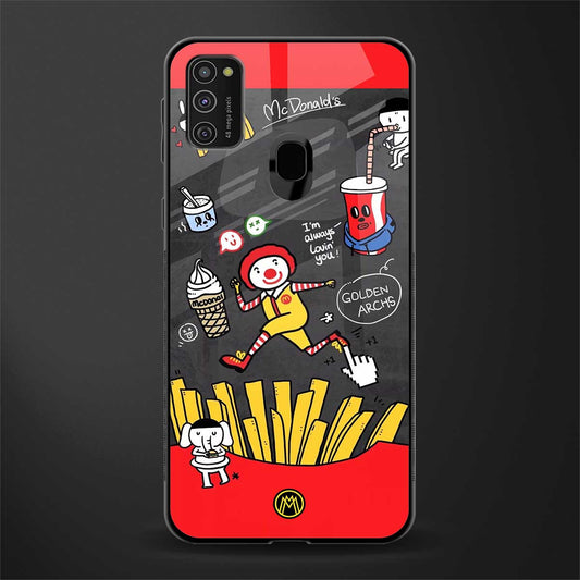 i'm always lovin' you glass case for samsung galaxy m21 image