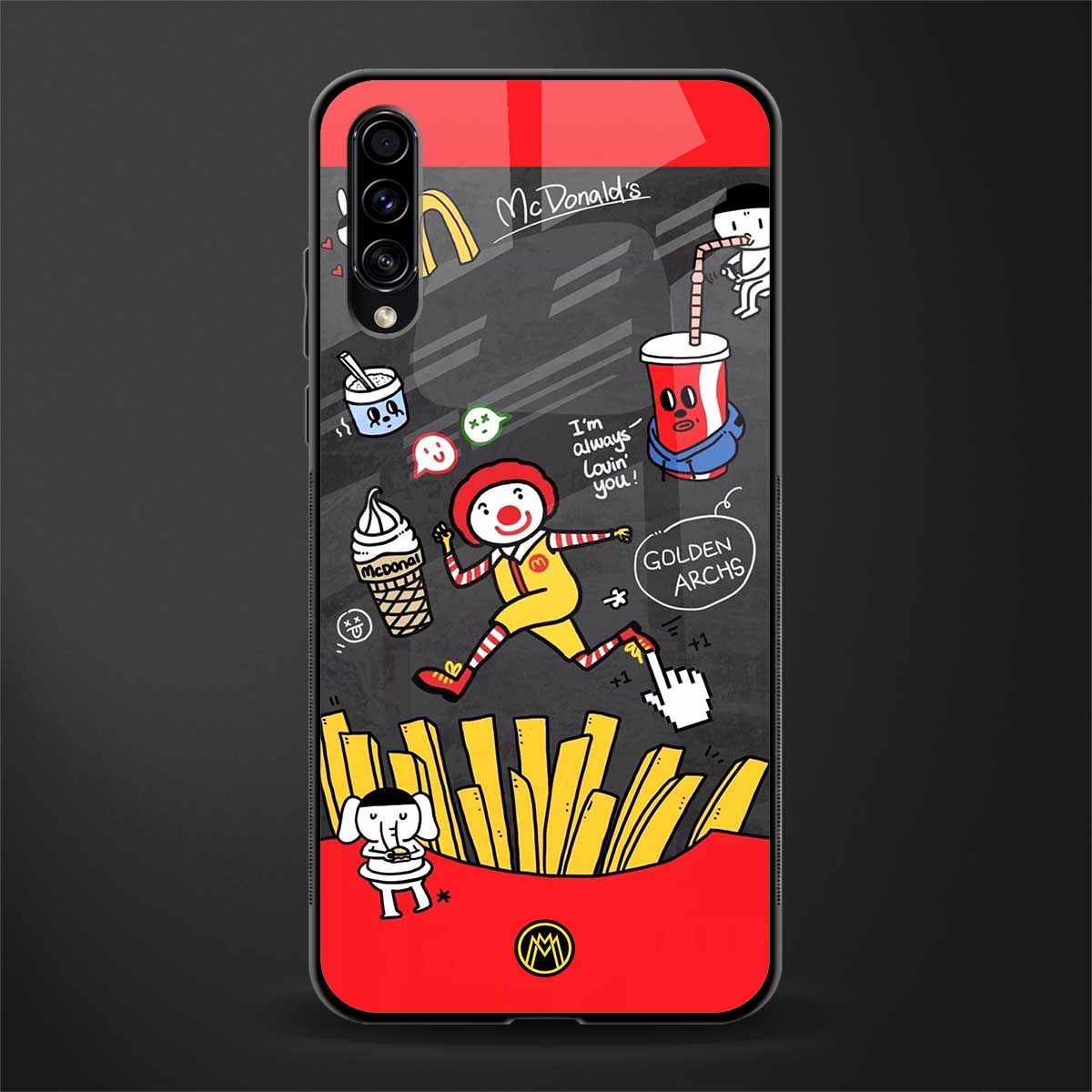 i'm always lovin' you glass case for samsung galaxy a50s image