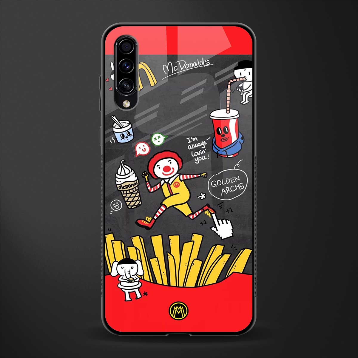 i'm always lovin' you glass case for samsung galaxy a70 image