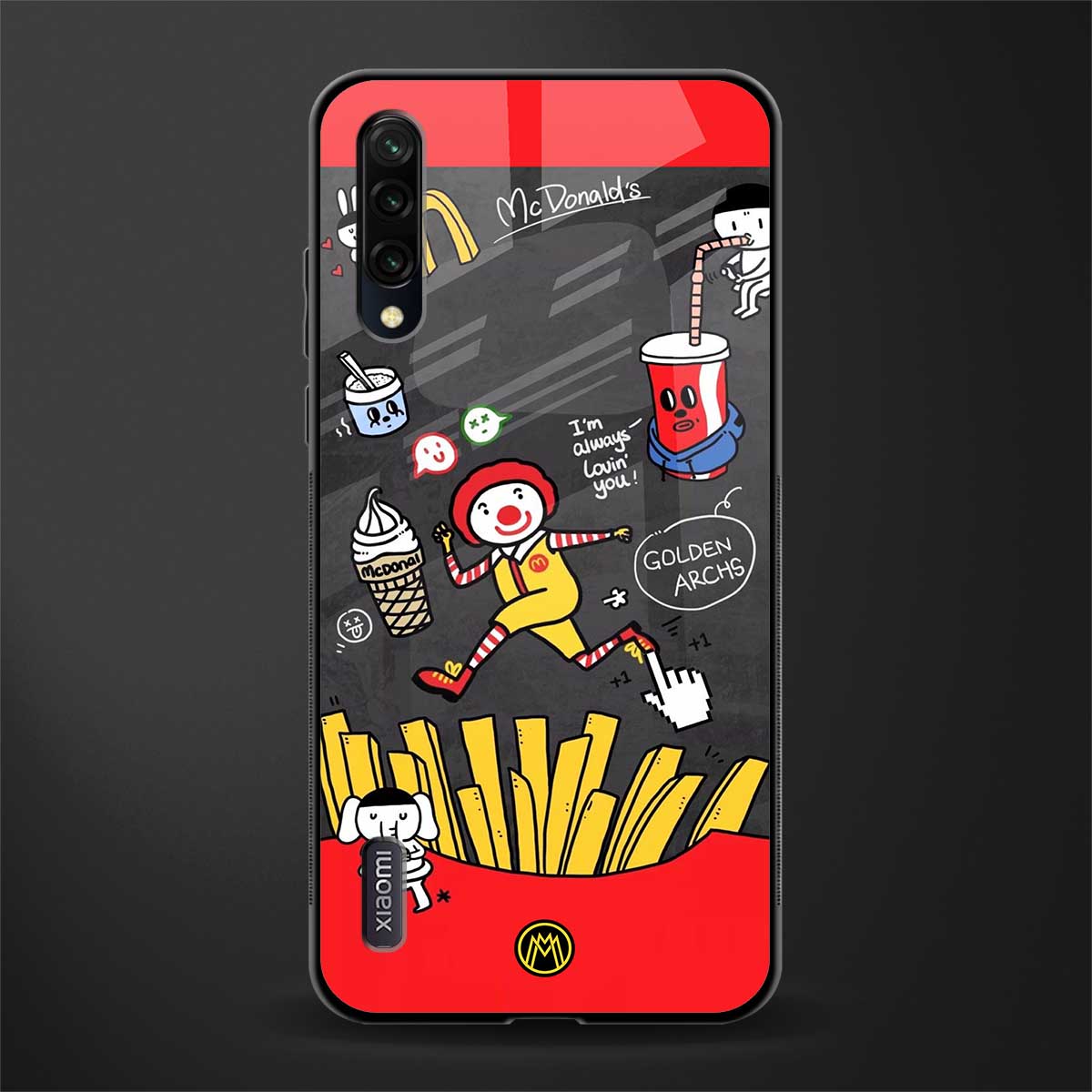 i'm always lovin' you glass case for mi a3 redmi a3 image