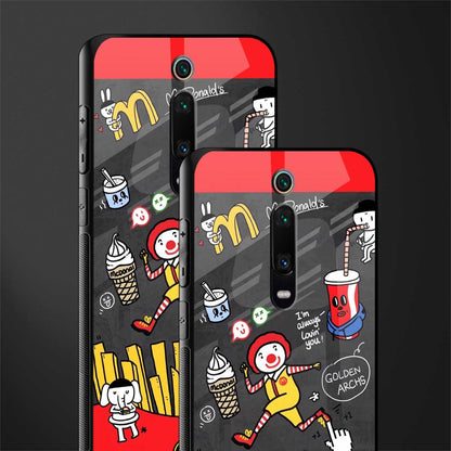 i'm always lovin' you glass case for redmi k20 pro image-2