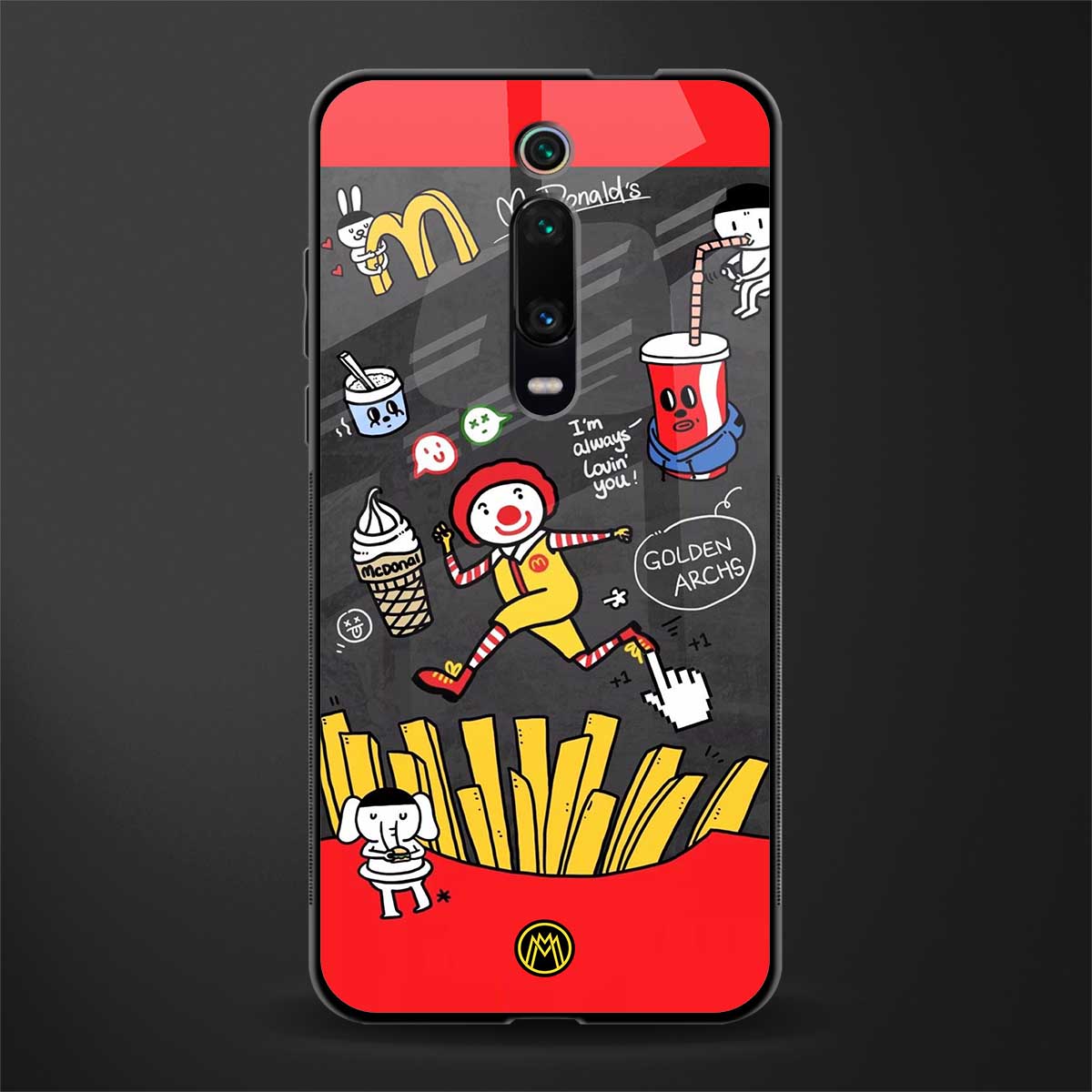 i'm always lovin' you glass case for redmi k20 pro image