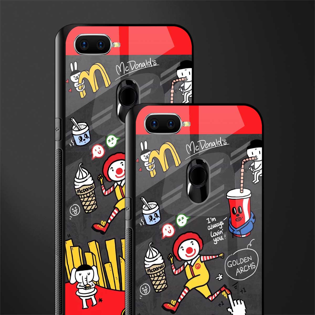 i'm always lovin' you glass case for oppo a12 image-2