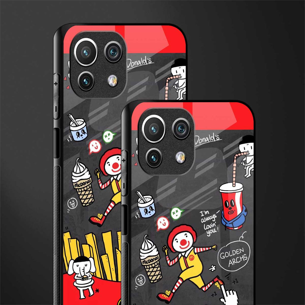 i'm always lovin' you glass case for mi 11 lite image-2