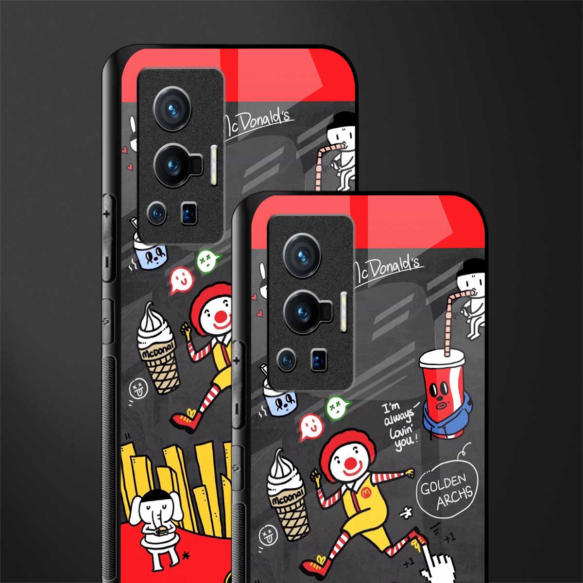 i'm always lovin' you glass case for vivo x70 pro image-2