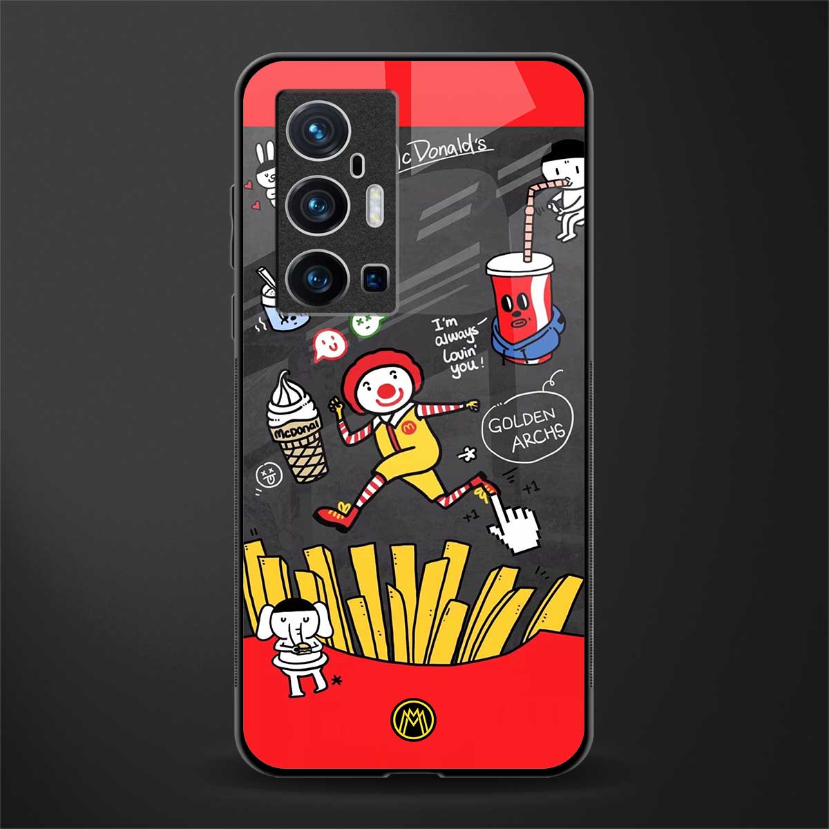 i'm always lovin' you glass case for vivo x70 pro plus image