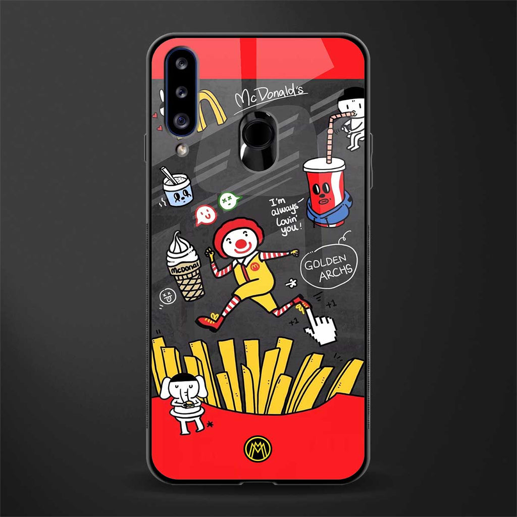 i'm always lovin' you glass case for samsung galaxy a20s image