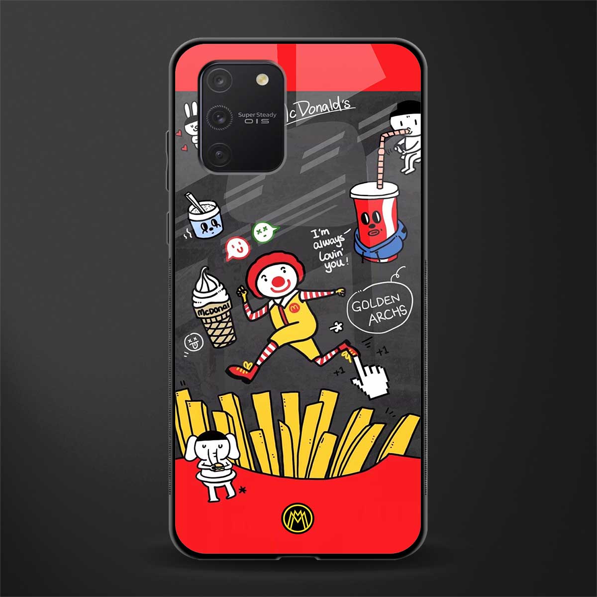 i'm always lovin' you glass case for samsung galaxy a91 image