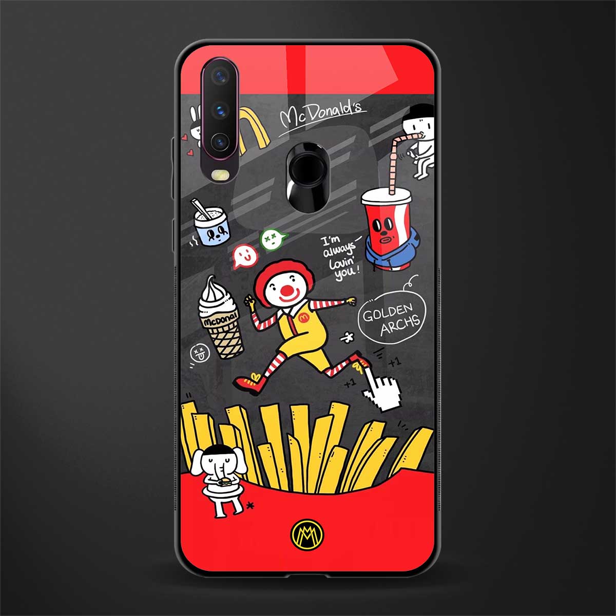i'm always lovin' you glass case for vivo y15 image