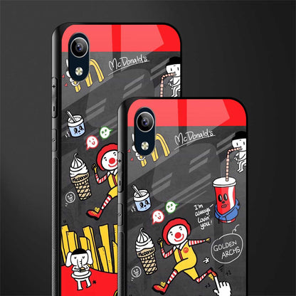 i'm always lovin' you glass case for vivo y1s without fingerprint image-2