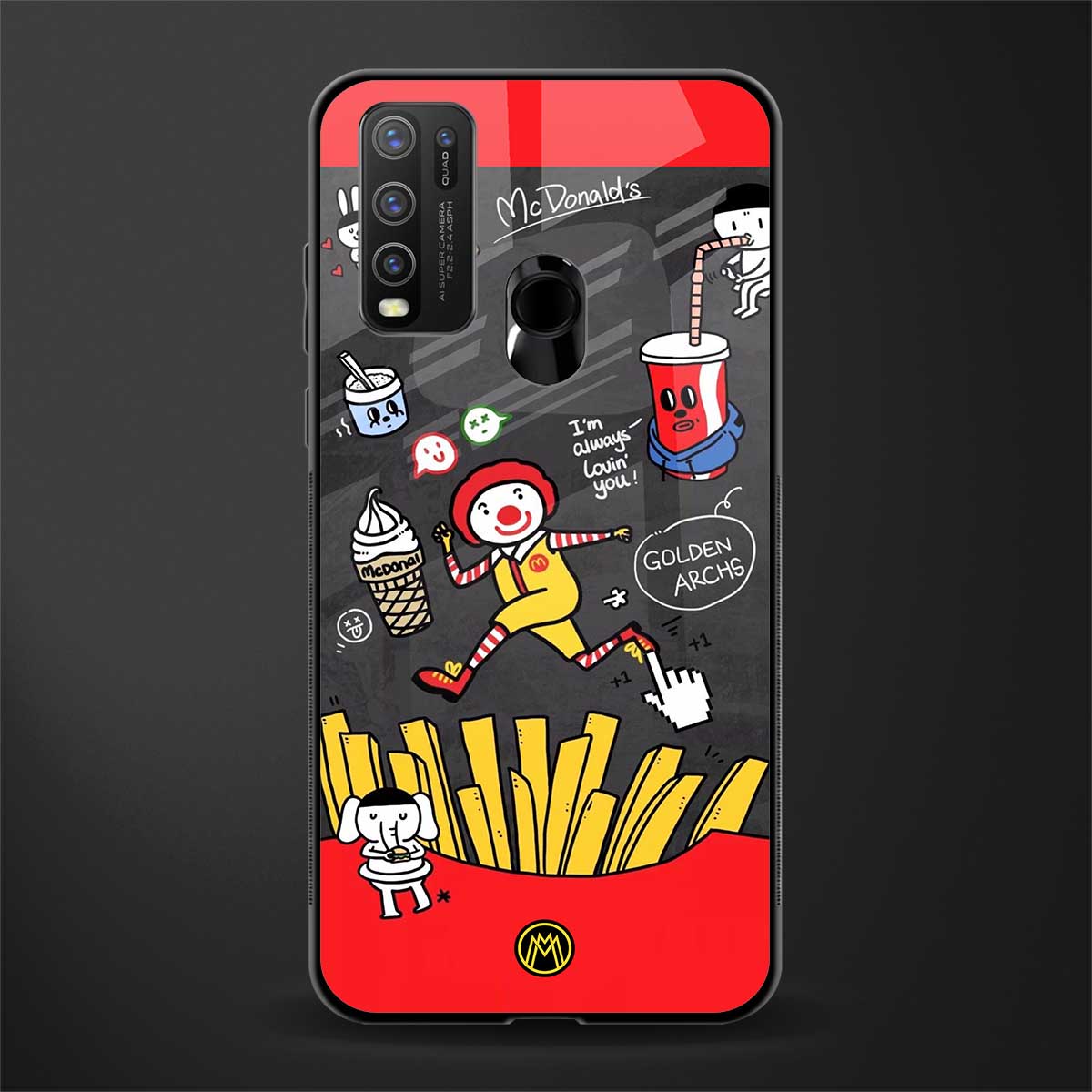 i'm always lovin' you glass case for vivo y50 image