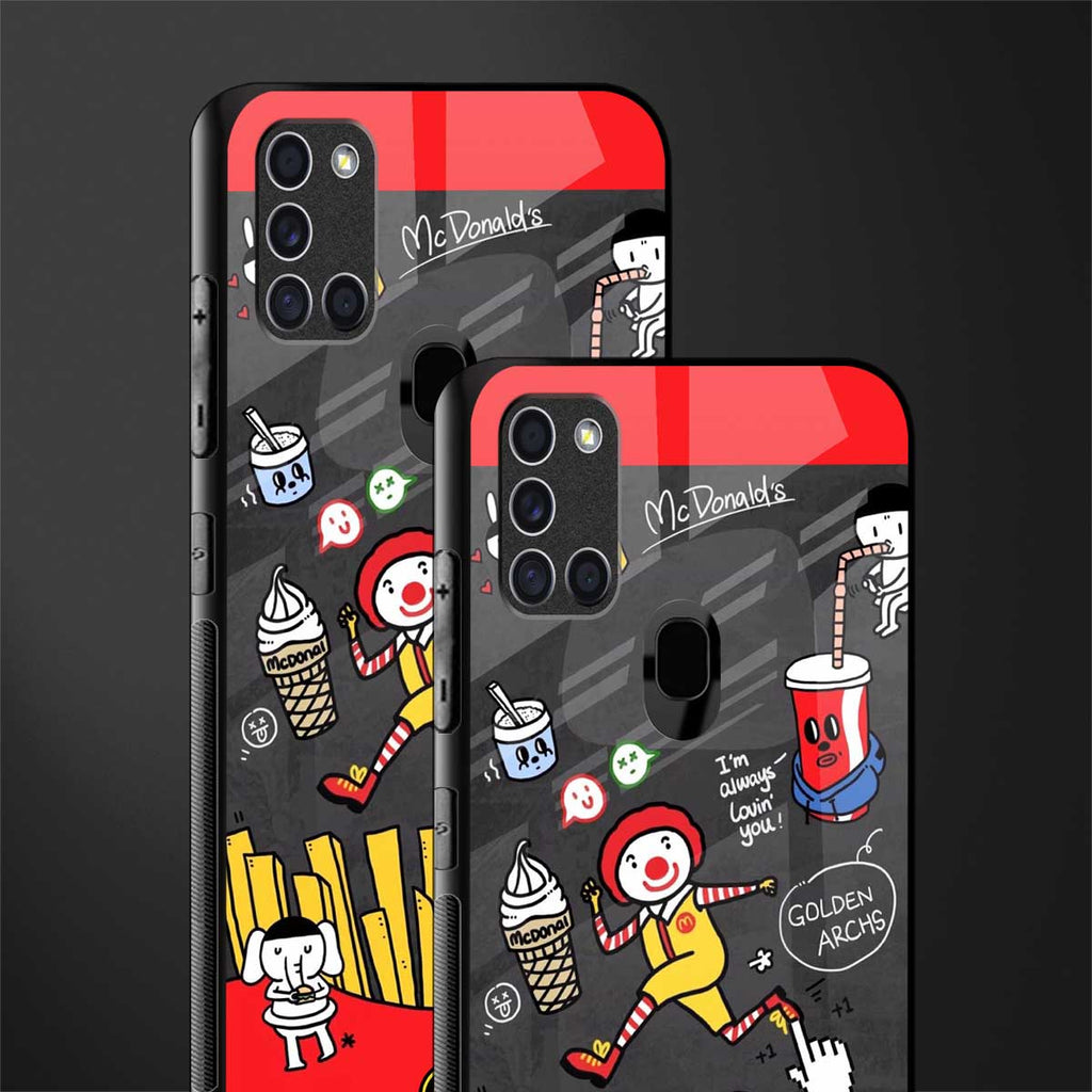 i'm always lovin' you glass case for samsung galaxy a21s image-2