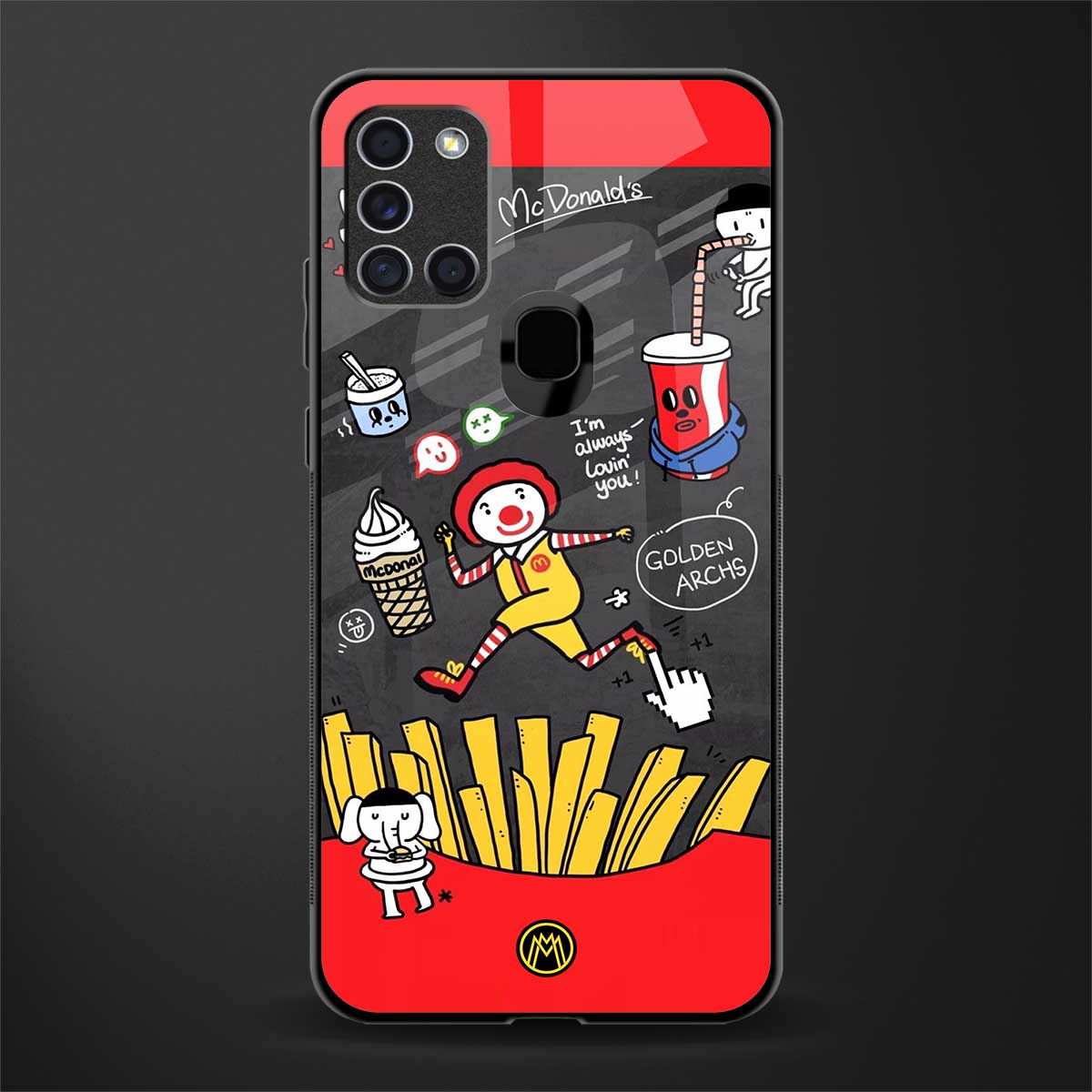 i'm always lovin' you glass case for samsung galaxy a21s image