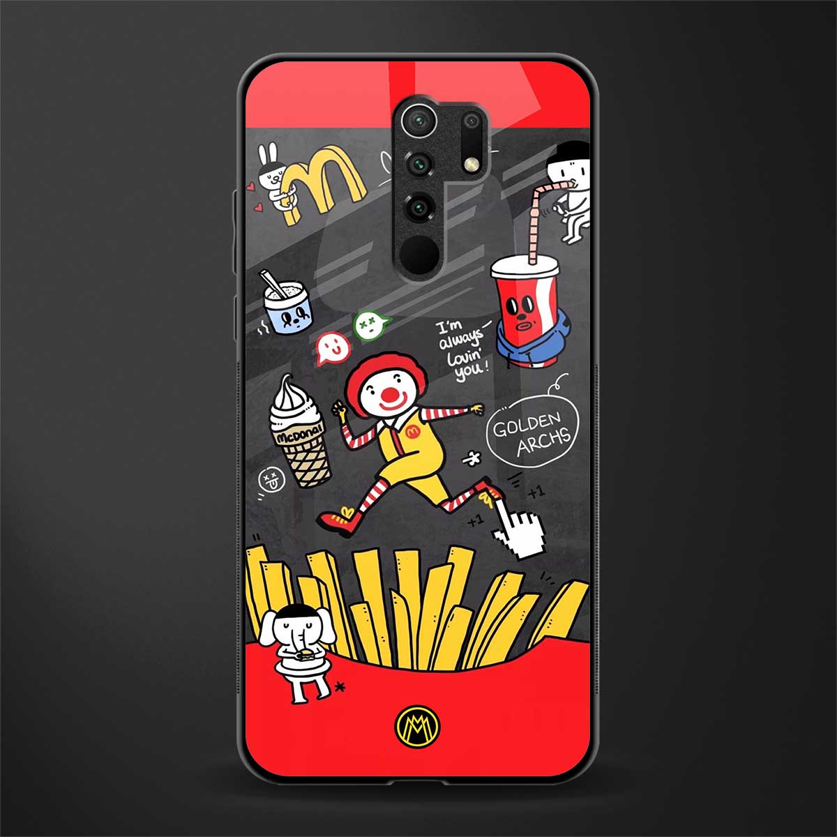 i'm always lovin' you glass case for poco m2 image