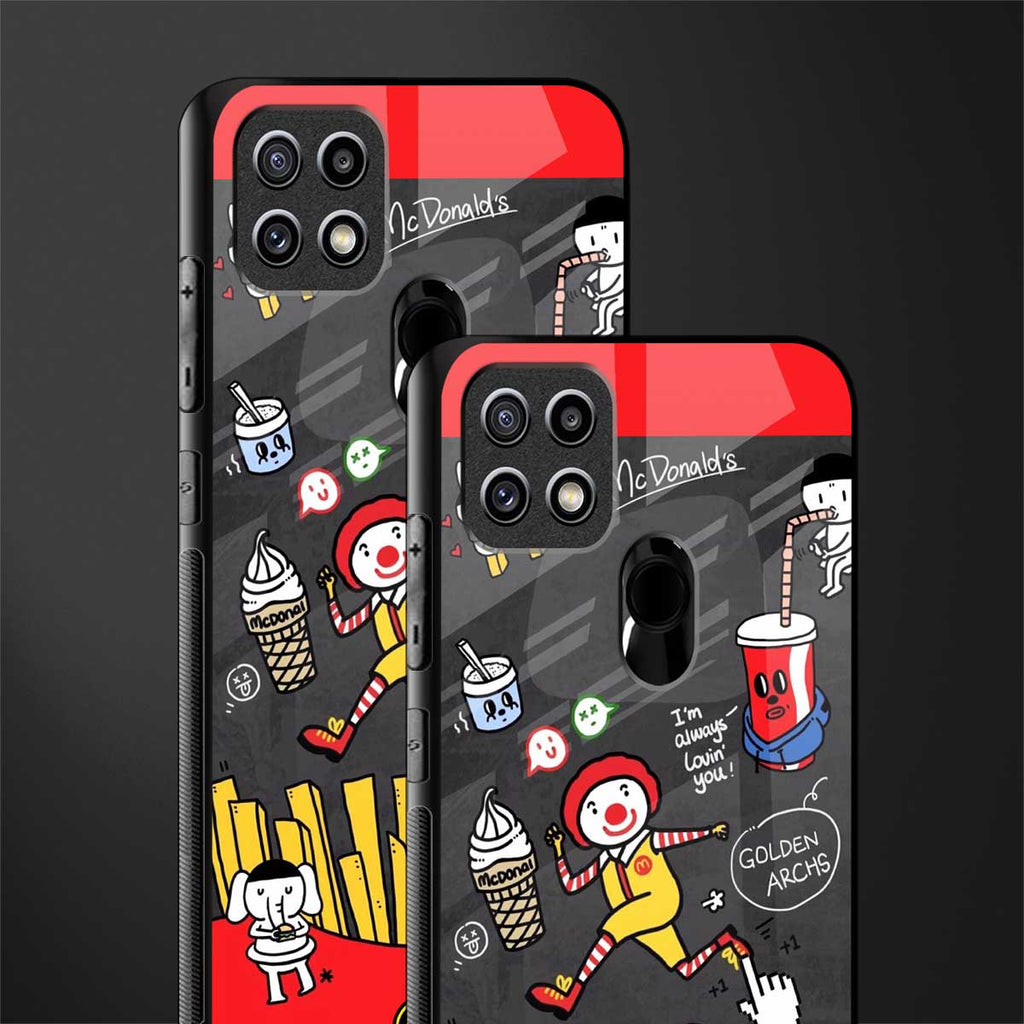 i'm always lovin' you glass case for oppo a15s image-2