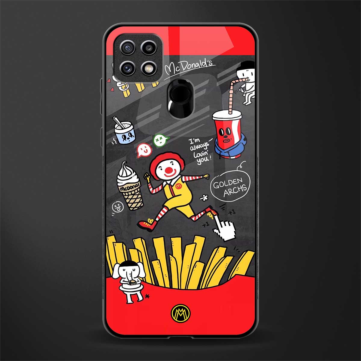 i'm always lovin' you glass case for oppo a15 image