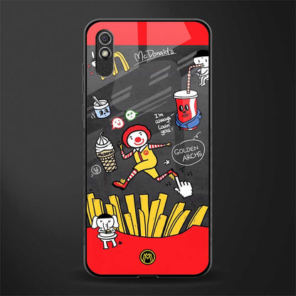 i'm always lovin' you glass case for redmi 9a image