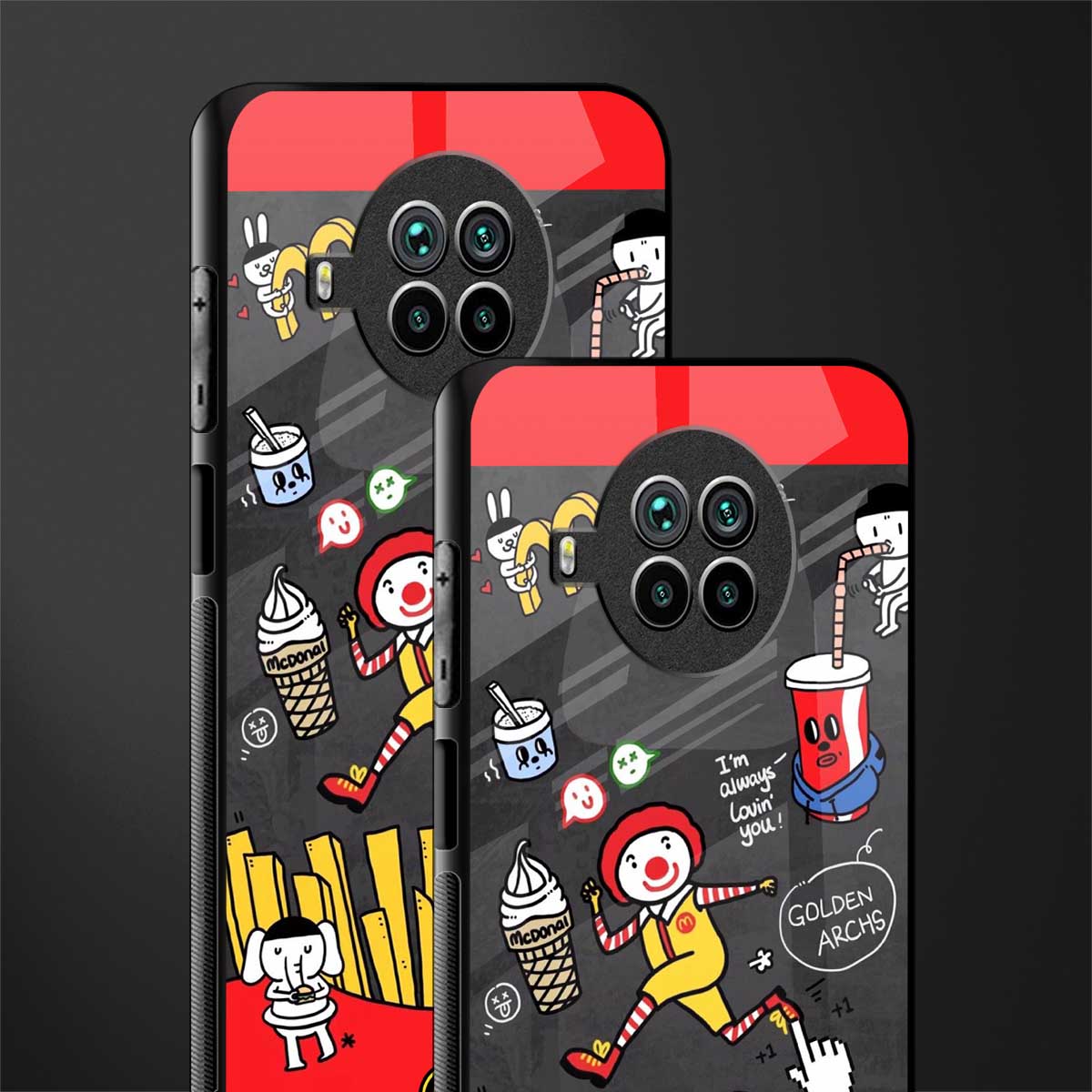 i'm always lovin' you glass case for mi 10i image-2