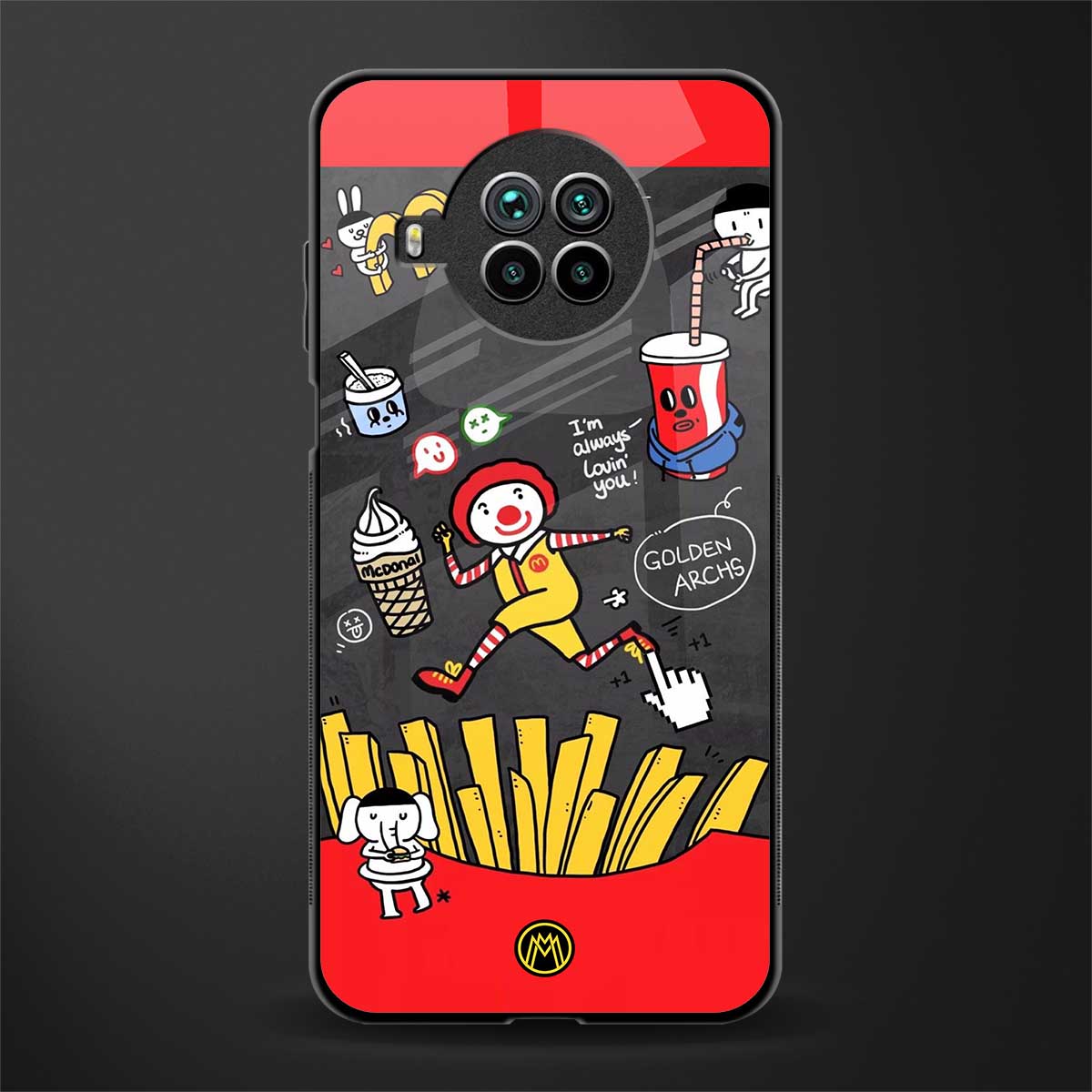 i'm always lovin' you glass case for mi 10i image