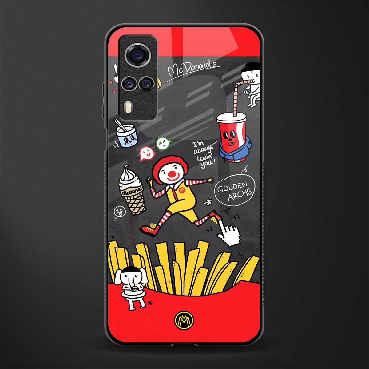 i'm always lovin' you glass case for vivo y31 image