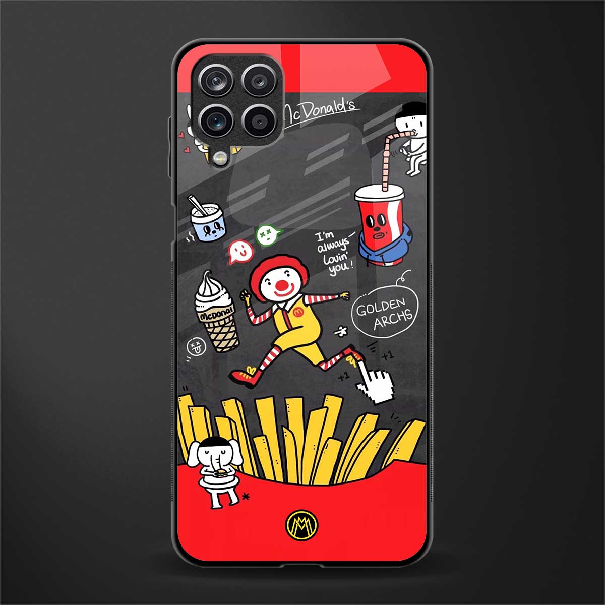 i'm always lovin' you glass case for samsung galaxy a12 image