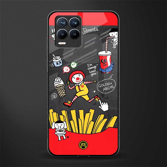i'm always lovin' you glass case for realme 8 4g image