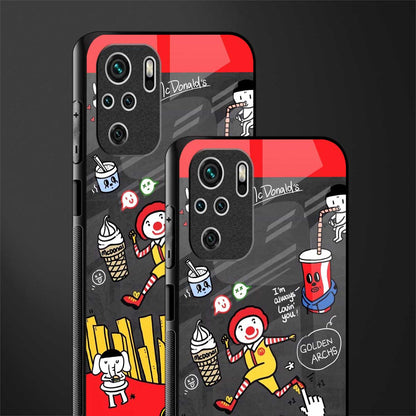 i'm always lovin' you glass case for redmi note 10s image-2