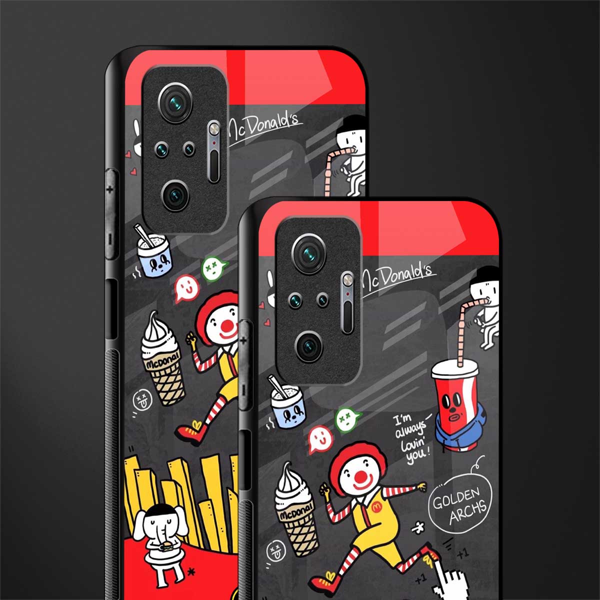 i'm always lovin' you glass case for redmi note 10 pro image-2
