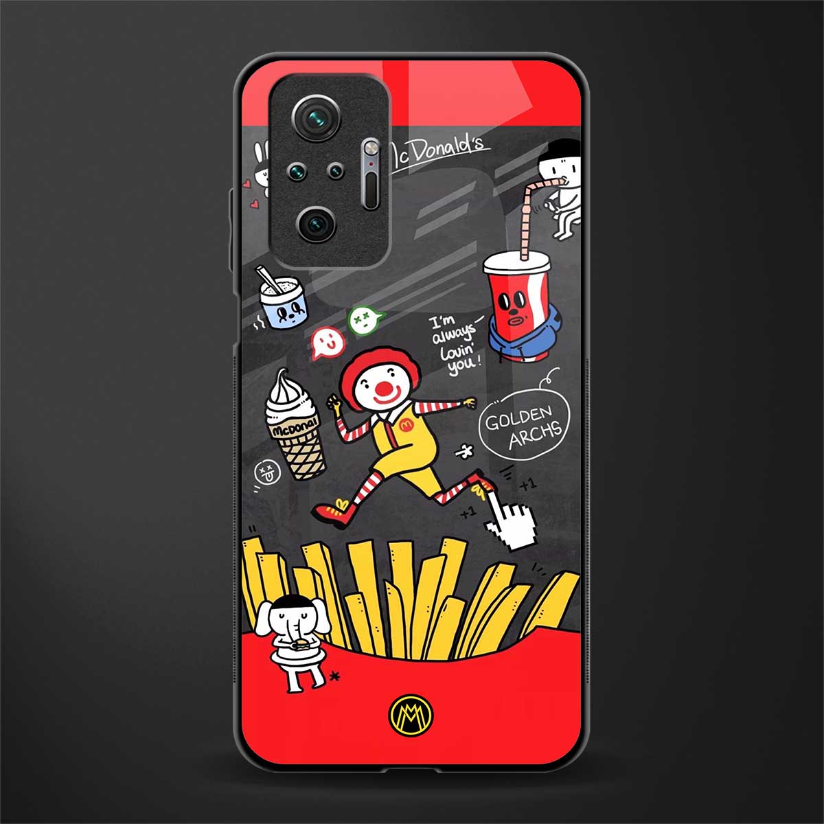 i'm always lovin' you glass case for redmi note 10 pro image