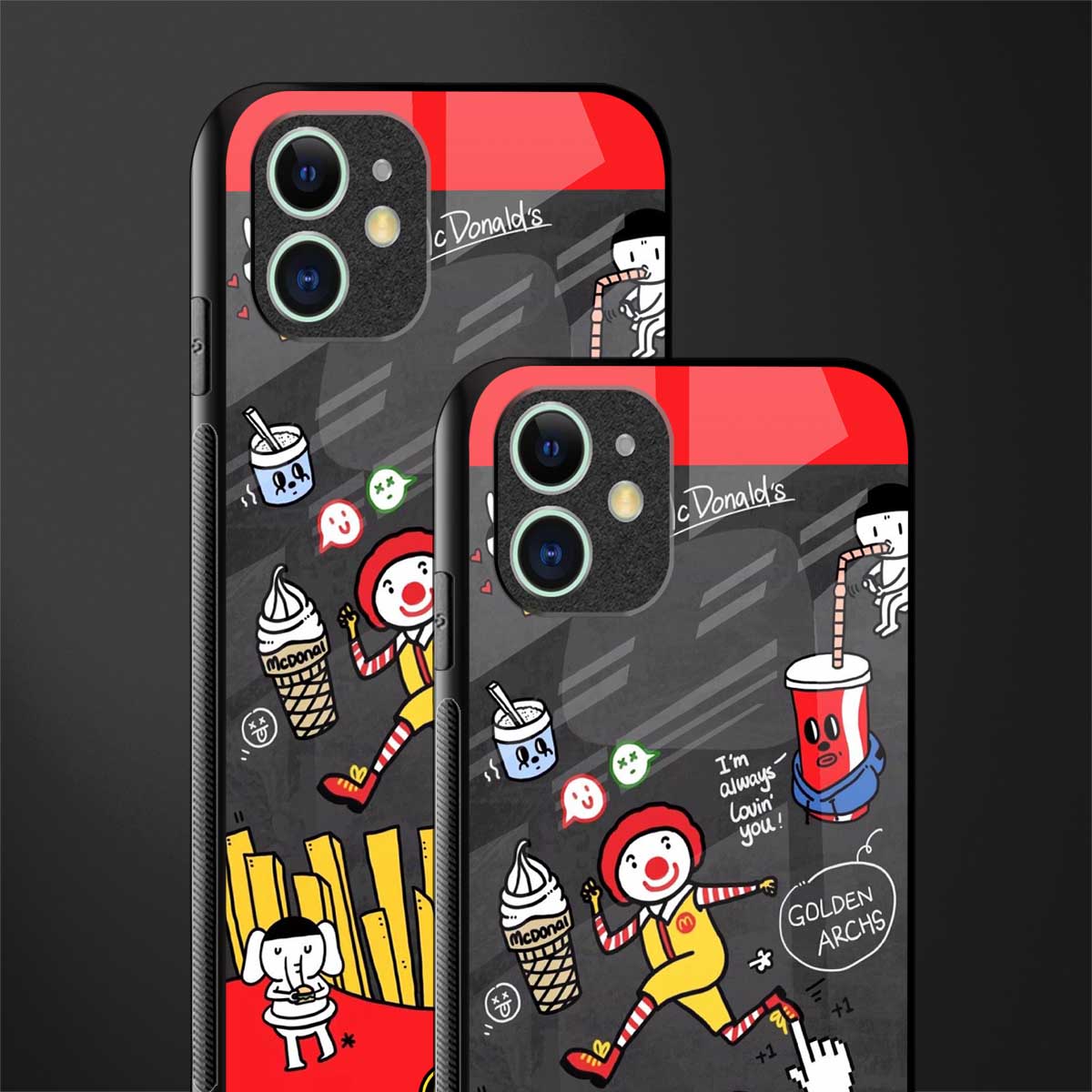 i'm always lovin' you glass case for iphone 12 mini image-2
