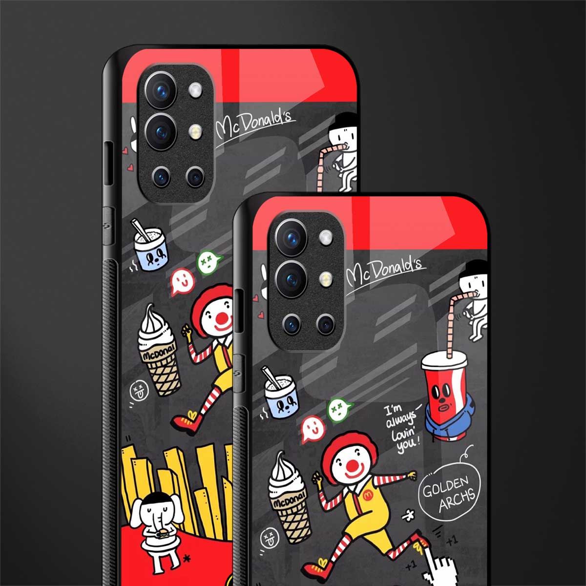 i'm always lovin' you glass case for oneplus 9r image-2