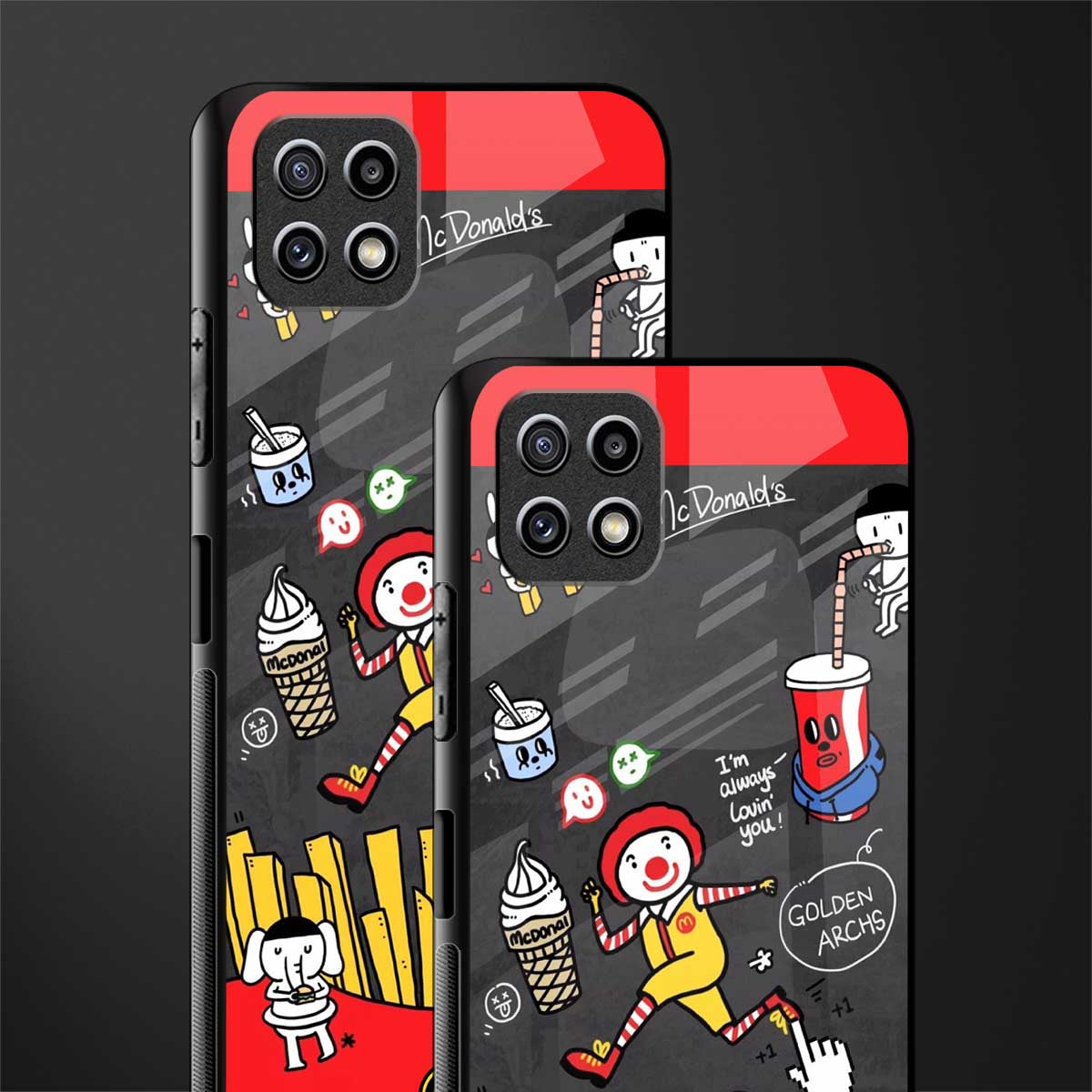 i'm always lovin' you glass case for samsung galaxy a22 5g image-2