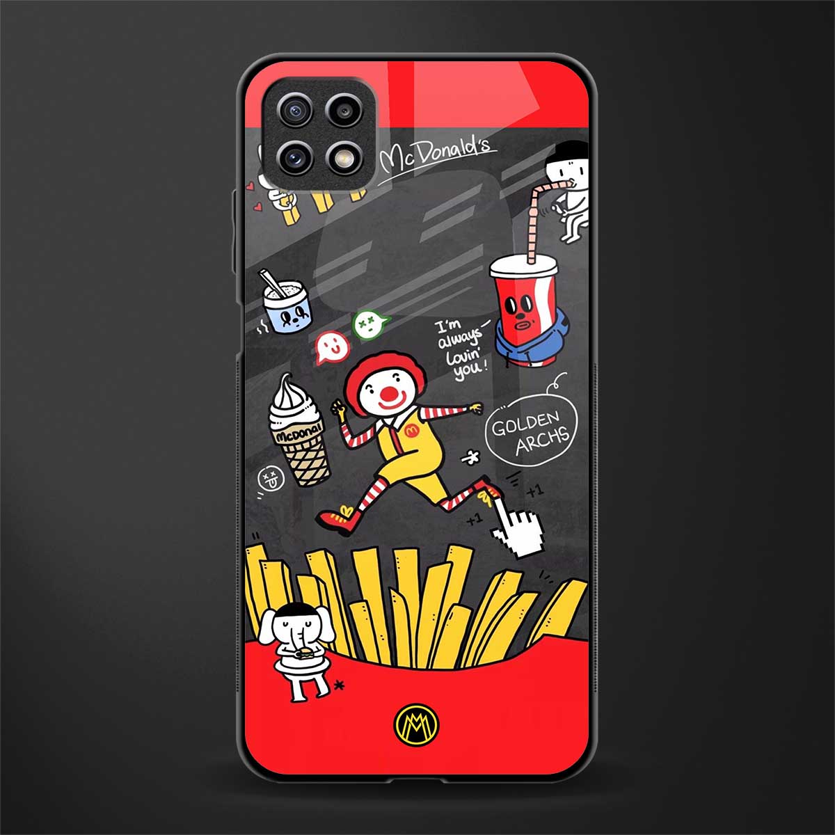 i'm always lovin' you glass case for samsung galaxy a22 5g image