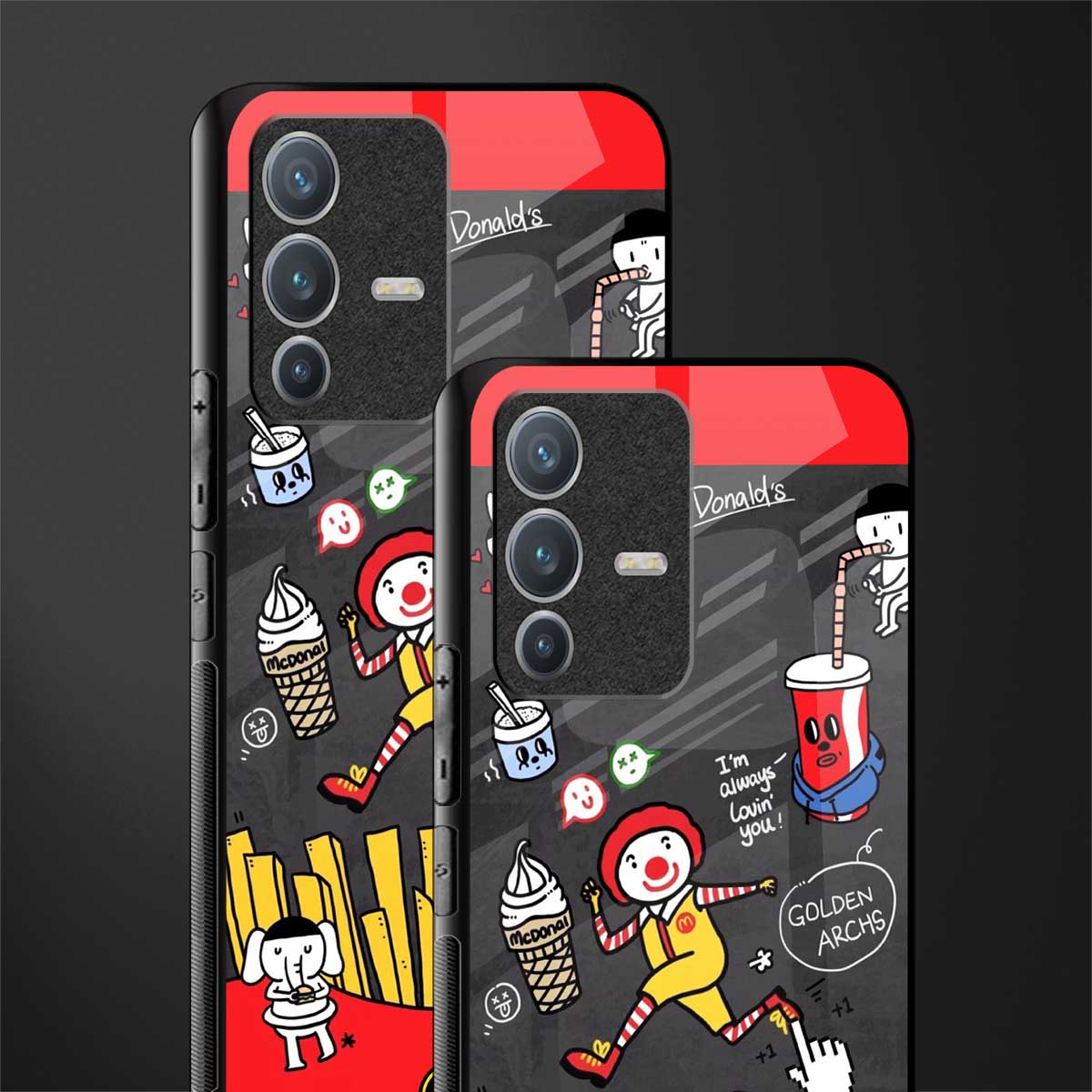 i'm always lovin' you glass case for vivo v23 pro 5g image-2