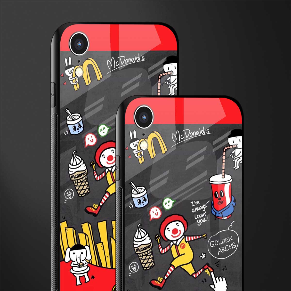 i'm always lovin' you glass case for iphone xr image-2