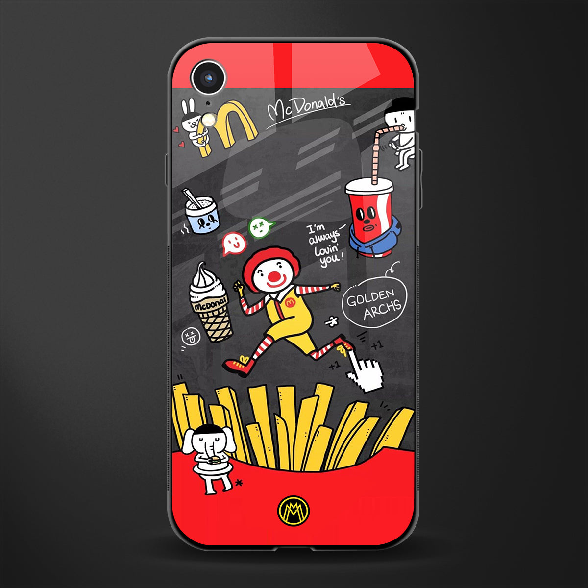 i'm always lovin' you glass case for iphone xr image