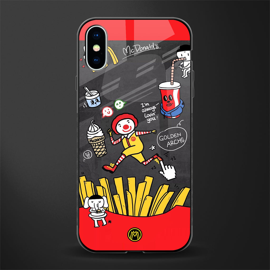 i'm always lovin' you glass case for iphone xs image