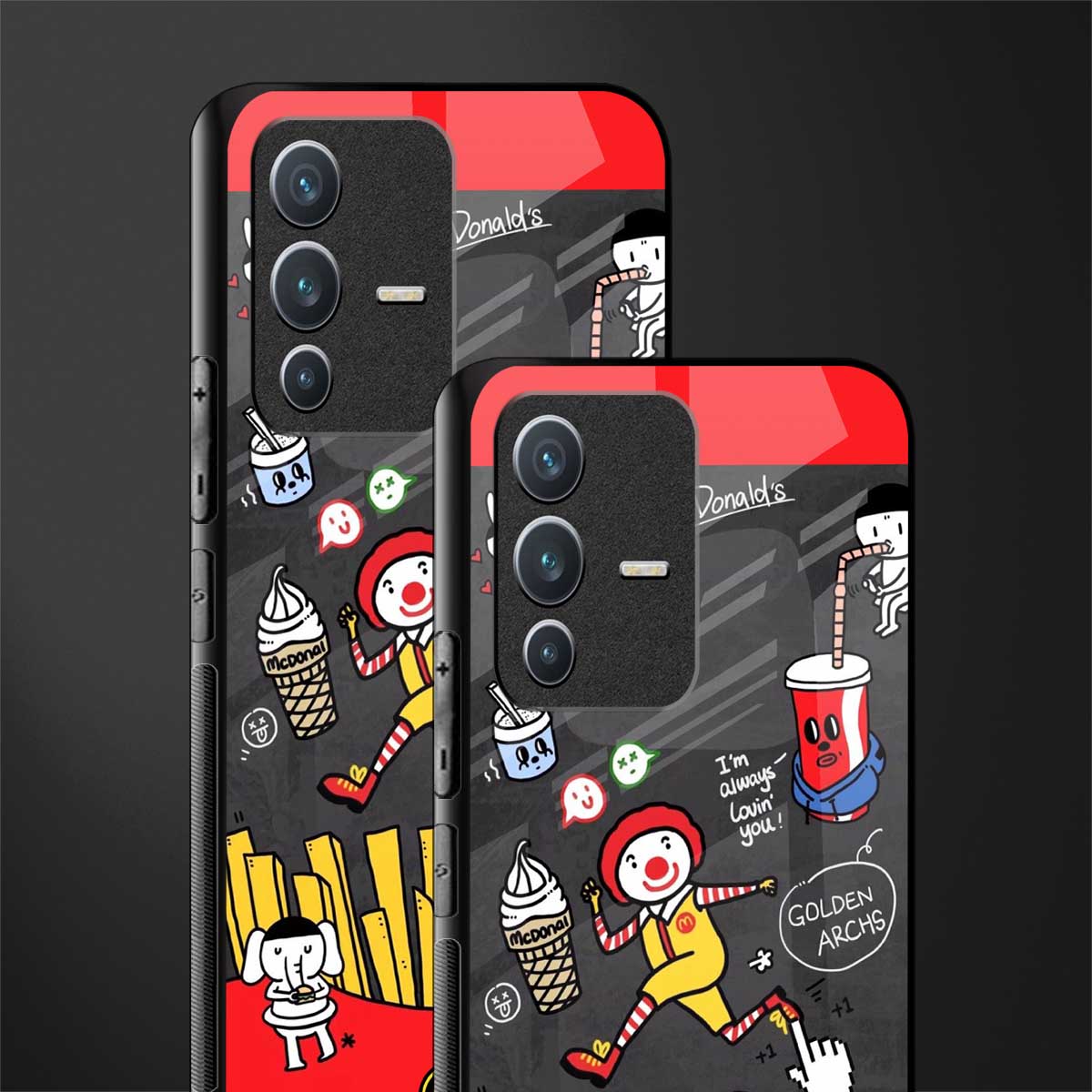 i'm always lovin' you glass case for vivo v23 5g image-2