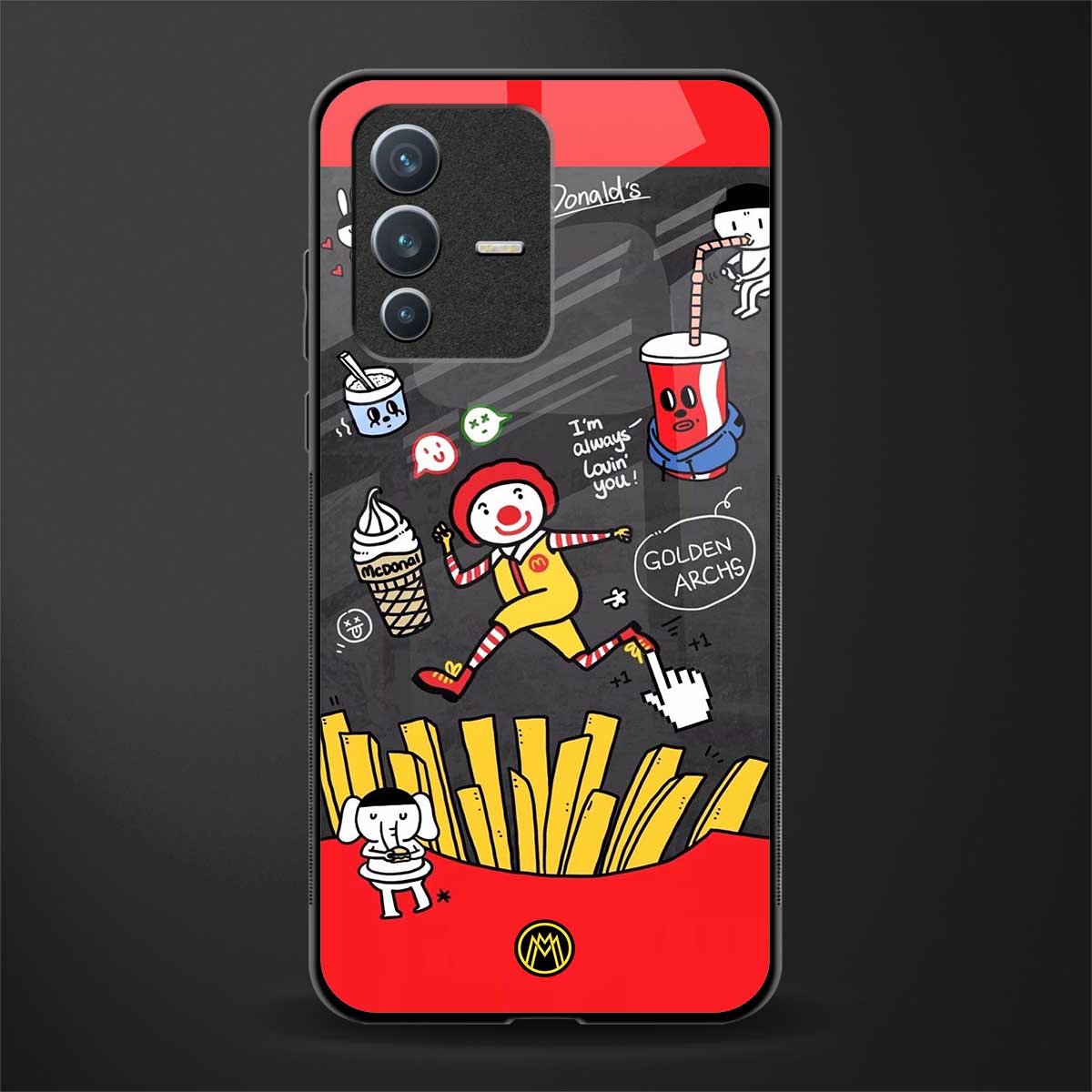 i'm always lovin' you glass case for vivo v23 5g image