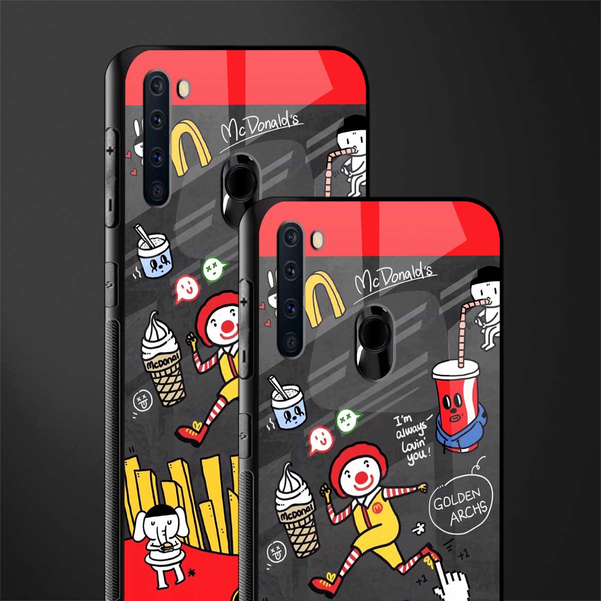 i'm always lovin' you glass case for samsung a21 image-2